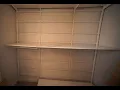 Replacing a typical closet system with an Ikea Boaxel closet system and furring strips