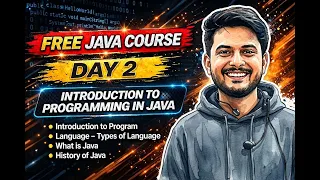 Day 2 Java Course Introduction to Programming History of Java