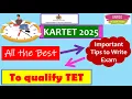KARTET 2025 EXAM TIPS (Time Management Strategy) 👍All the best