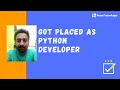 Meinyanam Got Placed as Python Developer Python Placement Training Besant Technologies Bangalore