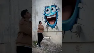 رسمت على بيت عليه حراسة مشددة بدون علم صحابه Drawing رسم Shorts 