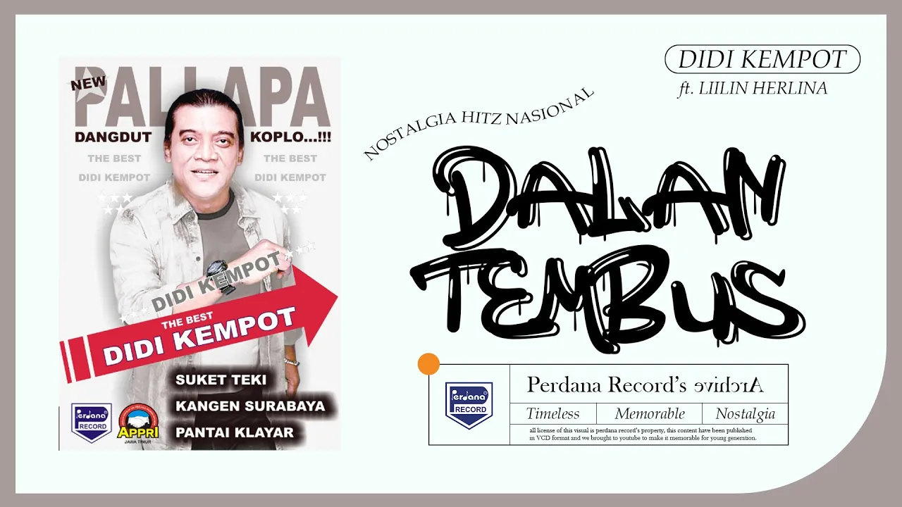 Didi Kempot Ft Lilin Herlina ft New Pallapa - Dalan Tembus (Official Music Video) Didi Kempot Ft Lilin Herlina ft New Pallapa - Dalan Tembus (Official Music Video)
