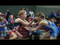 U17 M. Takk (EST) vs N. Pillak (EST) 35kg. Youth girls women wrestling Estonia.