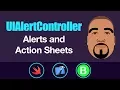 UIAlertController Alerts and Action Sheets Swift 4 Xcode 9