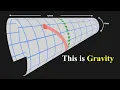 How does the curvature of spacetime create gravity