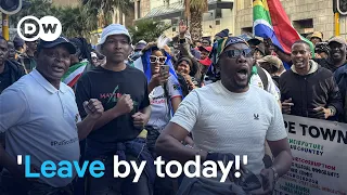migrants given deadline to leave now tensions in south africa are escalating dw news