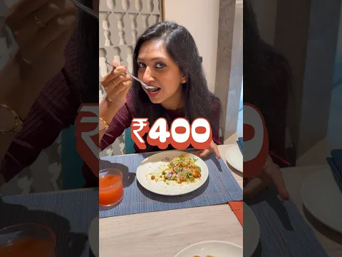 ₹400 vs ₹40 Papdi Chaat 😨| Cheap vs Expensive Food #shorts #foodchallenge #cheapvsexpensive