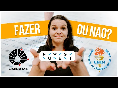 Vídeo: por que vale a pena fazer o vestibular próprio da UERJ além do ENEM