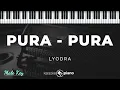 Pura Pura - Lyodra | KARAOKE PIANO - MALE KEY