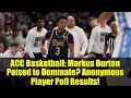ACC Basketball Markus Burton Poised to Dominate Anonymous Player Poll Results