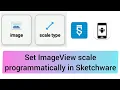 Setting ImageView scale Programmatically in Sketchware DidDog