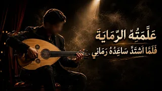 علمته الرماية فلما اشتد ساعده رماني    دندنها