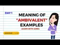 The Ambivalent Meaning Of ambivalent ambivalent personality Day 1