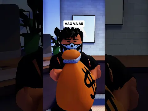 Hon fångade en tjuv 😱🚨 #roblox