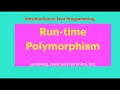 33 Complete java for beginners - Run time Polymorphism in oops