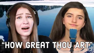 Download Angelina Jordan How Great Thou Art REACTION Carlie Shea reacts Shea What Now MP3