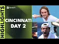 Tsitsipas Berrettini Dimitrov Khachanov All Feature Cincinnati 2026 Day 2 Highlights