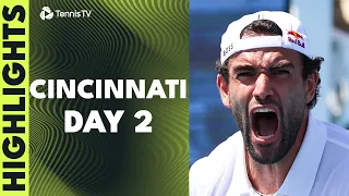Tsitsipas Berrettini Dimitrov Khachanov All Feature Cincinnati 2026 Day 2 Highlights
