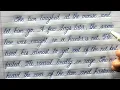 Beginners Handwriting practice Learn Cursive writing Palash Calligraphy