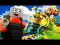 We Used The Airstrike Mod Nuke To STOP the Lego Train in Brick Rigs