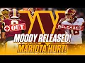 JAKE MOODY GONE MARIOTA HURT ALREADY WSH COMMANDERS ROOKIES SHINE