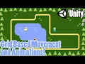 How to make 4-Way Grid Based Movement and Animations in Unity Unity Tutorials