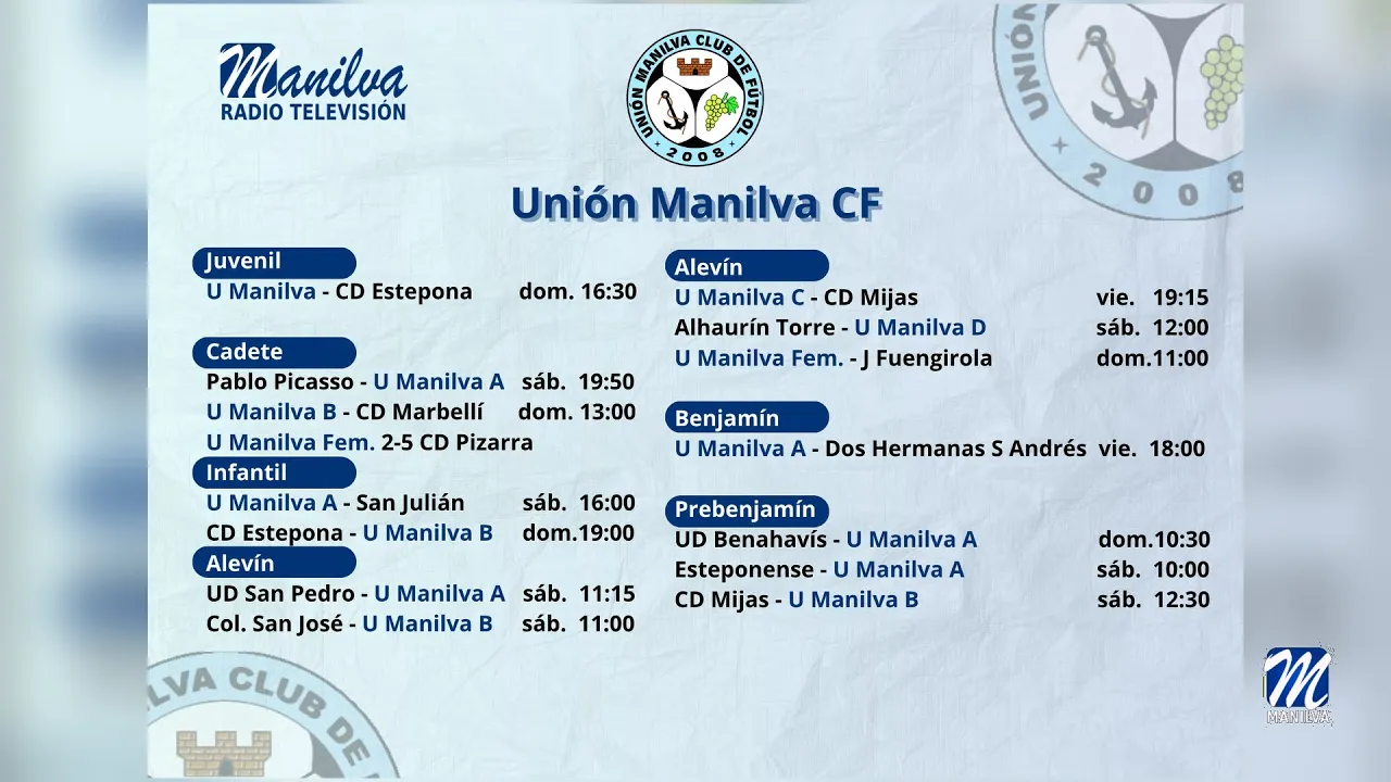 Agenda deportiva – 14 noviembre 2025