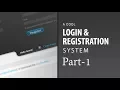 Login system using PHP with MYSQL database Part-1