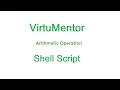Shell Script Part 6 - Arithmetic Operation