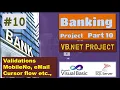 Banking vb net project P10 Validation Mobile No emailid cursor button enable false true download