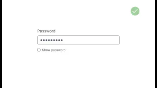 password visibility with javascript