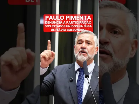 Pimenta denuncia a participação dos EUA e pede a revogação da prisão domiciliar de Jair Bolsonaro.