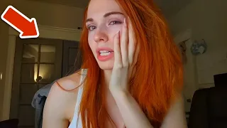 Amouranth FINAL MOMENTS before ending the stream after HER ABUSIVE HUSBAND COMES IN