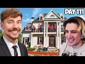 Last To Leave Mansion Keeps It xQc Reacts to MrBeast