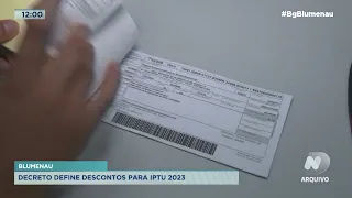 Decreto define descontos para o IPTU 2023