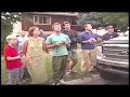 Bear Bounces Off Trampoline