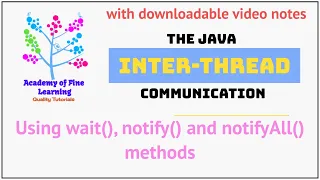 Inter-thread communication in java Wait notify and notifyAll methods