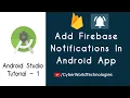Add Firebase Push Notifications Android Studio Tutorial Android App Development 2021