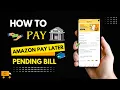 Amazon Pay Later Pending Bill Payment AmazonPayLater EMI