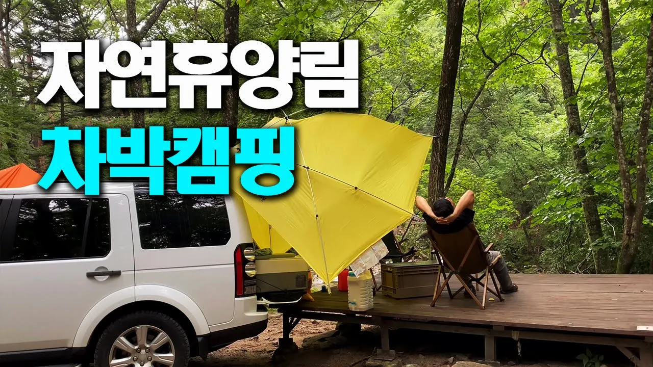 4K 방태산자연휴양림에서 차박 캠핑 하며 힐링 / 여름에는 휴양림이 진리 / 슬기로운 차박생활 / camping / korea tour 썸네일