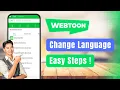 How to Change Webtoon Language