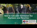 How to Calculate and Pay Estimated Tax Penalties