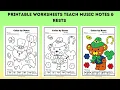 St Patrick s Day Music Coloring Pages Music Color by Notes Rests