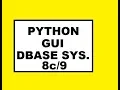 Python GUI Dbase Sys
