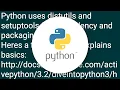 Maven equivalent for python