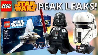 CAN LEGO STILL MAKE GOOD SETS? - LEGO STAR WARS IMPERIAL SHUTTLE, AT-RT DRIVER & VADER LEAKED!