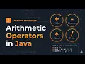 Arithmetic Operators in Java Practice Examples
