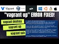 Running vagrant up Error Fixed ALX Software Engineering Vagrant Oracle VM Virtual Box