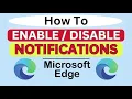 Meldingen in Microsoft Edge in- of uitschakelen | Stapsgewijze pc-zelfstudie
