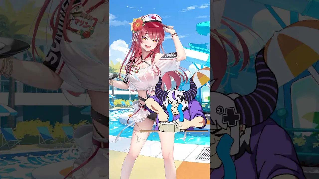 水着お姉さんホロメンに対するラプ様の好み③ #holonatsuParadise #shorts 【ラプラス・ダークネス/ホロライブ】